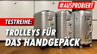 Handgepäck Koffer Test 🧳 Alu, 4 Rollen, leicht?!