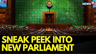 New Parliament Building India | First Look From Inside The Brand New Parliament Building | News18