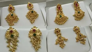 daily wear gold earings collection with weight n address