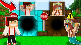 TUNEL PRO 100.000$ vs TUNEL NOOB 1$ W MINECRAFT?! GPLAY & LUMI