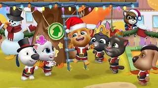 My Talking Tom Friends new Update Christmas 2022 New Member Talking Ginger Joins House Party