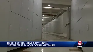 Inside Northeastern University's underground tunnels