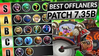 NEW OFFLANE TIER LIST Patch 7.35B - Best Position 3 Heroes RANKED - Dota 2 Guide