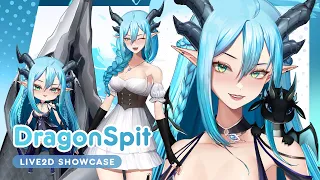 【Live2D】Vtuber Dragon Spit V2.0 showcase!