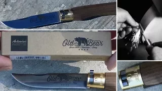 Нож Antonini Old Bear XL Walnut итальянский ответ ножу Opinel