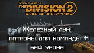 The Division 2: 19.0 (Г5С2) - билд с Железным Луном. Вариант №1. Негативщик + баф урона + патроны.