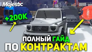 ЗАРАБОТОК С КОНТРАКТОВ СЕМЕЙ НА MAJESTIC RP GTA 5 RP