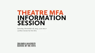 Theatre Program Information Session 2023