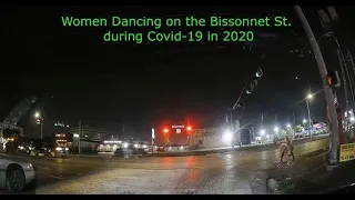 Houston, TX. Women Walking Down The Bissonnet, Plainfield  & Centre St. Day And Night.