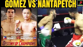 Herlan Gomez vs Komagrich Nantapech / bakanteng World Boxing Council Asian Silver bantamweight title