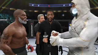 Mike Tyson vs. White Smoke - EA Sports UFC 4 - Original Fighters 👊