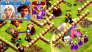 SUPER WITCHES ARE THE BEST GROUND ARMY AFTER UPDATE IN CLASH! FEBRUARY UPDATE AND ROOT RIDER NERF!