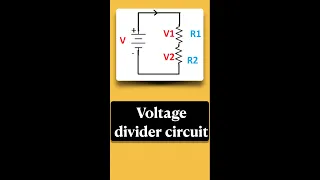 What is voltage divider circuit ? #shorts #electronics #electrical #engineering #resistors #circuit