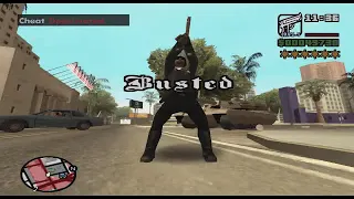 GTA San Andreas Funny Busted Moments 8 Busted While Magically Falling From The Sky