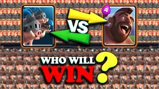 Royal Hogs Vs Hog Rider | Clash Royale Super Challenge #40