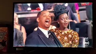 Chris Rock gets slapped by Will Smith LIVE (Whole video!)
