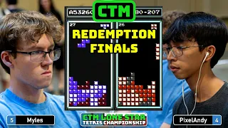ONE MORE CHANCE! Myles, Andy | REDEMPTION FINALS | Classic Tetris Monthly Lone Star