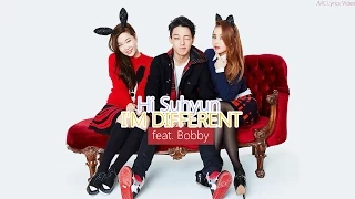 HI SUHYUN – I’m Different (나는 달라) (Feat. IKON’S Bobby) lyrics [Eng/Rom/Han/Color Coded]