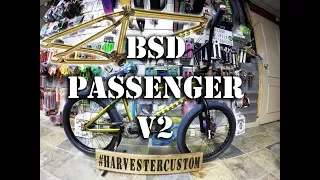 BSD PASSENGER (Kriss Kyle) v2 Frame Build @ Harvester Bikes