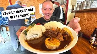 JAPANESE STREET FOOD at Tsukiji Fish Market for seafood haters! Japan is open!