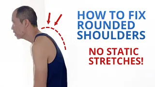 Stretching WON'T Fix Rounded Shoulders (3 Exercises That WORK)