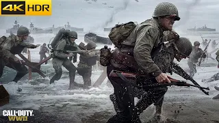 Storming the Frontlines: Operation Overlord 1944 | Normandy Invasion | Call of Duty WWII | 4K HDR