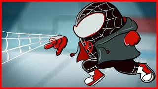 SUPER HERRO SPIDER full movie - Among us animation