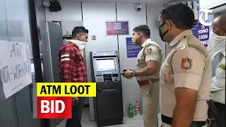 Robbers made an attempt to break into an ATM of State Bank of India in Sector 44 on Thursday