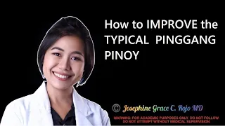 How to IMPROVE the TYPICAL  PINGGANG PINOY | Dr. Josephine Grace Rojo & Coach Dave Aguila