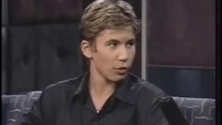 Jonathan Taylor  Thomas promotes his movie "Wild America" in 1997