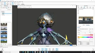 ArtStation Challenge "Grand Space Opera: Light Age" (WIP_13:Rendering high-poly in Keyshot)