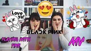 BLACKPINK - '불장난 (PLAYING WITH FIRE)' MV REACTION ~Andie & Carlie~