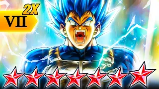 (Dragon Ball Legends) 2x ZENKAI BUFFED 14 STAR LF EVOLUTION BLUE VEGETA IS STILL ONE OF THE BEST!