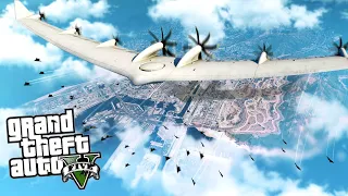 DRONE SWARM ATTACKS THE CITY in GTA 5 Online!