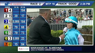 ¡Mariangelys Almedina Gana Su Primera Carrera!