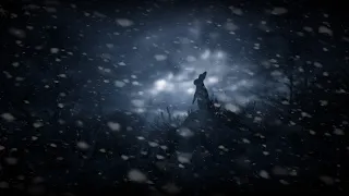 Snow Storm Sounds for Sleeping - Dimmed Screen | Blizzard Sounds - Fall Asleep Fast - Deep Sleep