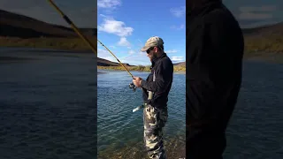 Arctic Char fishing on the Wulik River,  Alaska
