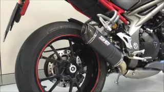 2016 Triumph Speed Triple 1050 S/R - SC Project Oval exhaust