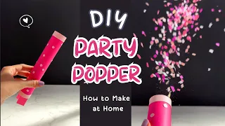 How To Make Party Popper At Home Easily | DIY Party Popper 🎉 Without Balloon