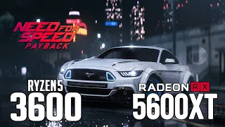 Need For Speed Payback on Ryzen 5 3600 + RX 5600 XT 1080p, 1440p benchmarks!