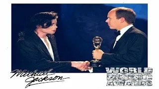 Michael Jackson Awarded by Prince Albert of Monaco