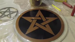 Blessing Concencrating &
        Charging a Pentacle / Pentagram of the Art