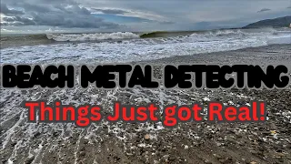 Beach Metal Detecting After A Huge Storm!