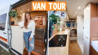 EPIC VAN TOUR! Full-Time living FULL of hidden features!