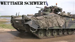 Bundeswehr Manöver Wettiner Schwert 2023 German Army Exercise Marder APC Panzer Elbe Crossing Teil 3