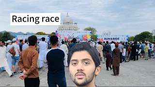 Fatima Jinnah park cycle  racing function | mosam both acha hogia | @Rohail.shah1122