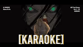 [KARAOKE] Attack on Titan Season 4 Part 2 ENDING - Akuma No Ko (悪魔の子) || Ai Hikuma