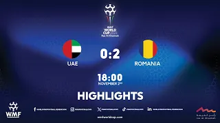 WMF World Cup 2023 I Day 8 I UAE - Romania I Highlights