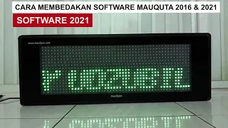 CARA MEMBEDAKAN SOFTWARE MAUQUTA 2016 DAN 2021 UNTUK SETTING LEWAT BLUETOOTH