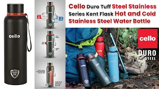 Hot and Cold Stainless Steel Water Bottle | Cello Steel Stainless Best Insulated Water Bottles